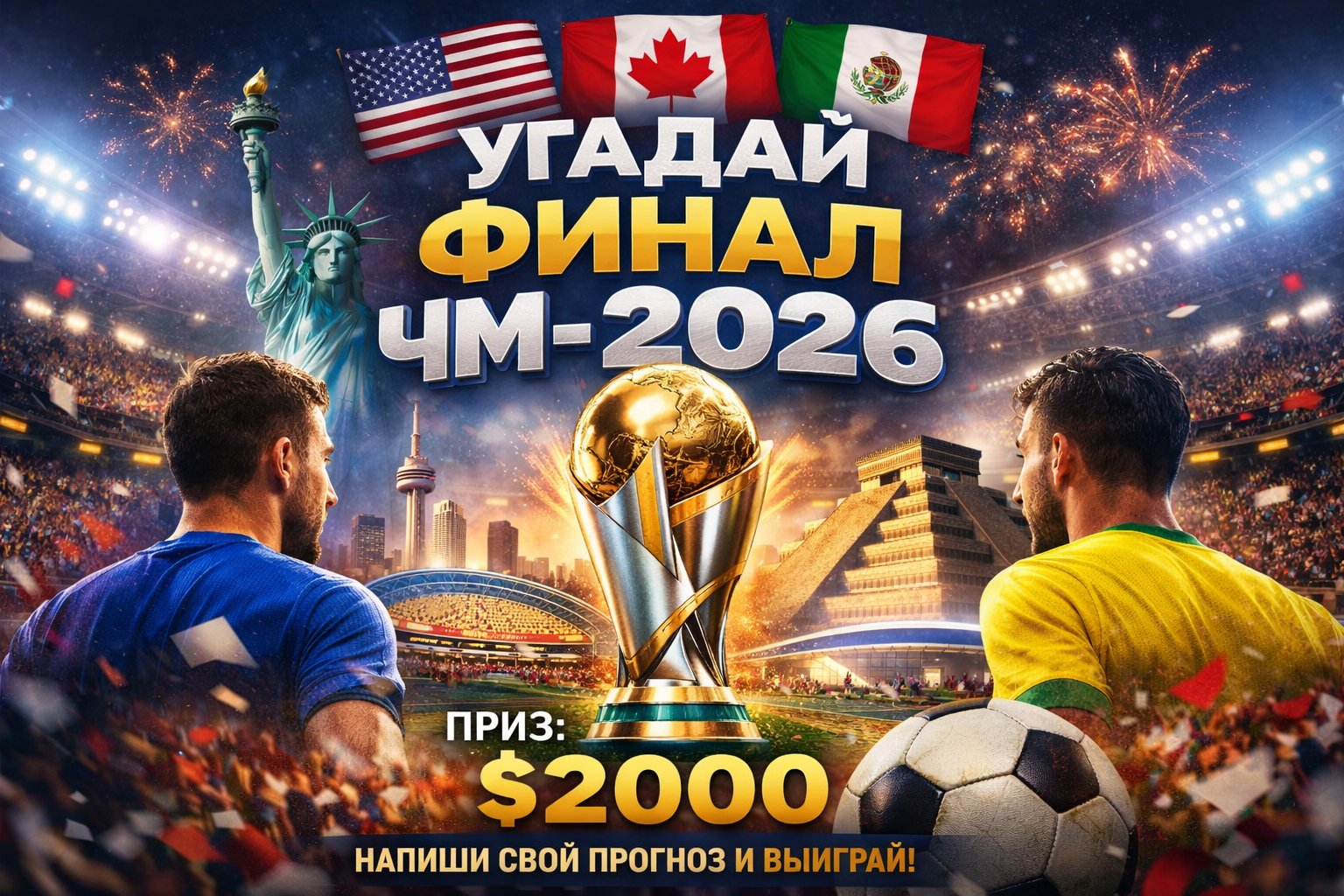 World Cup 2026: What to Expect, Who Will Play in the Final, and a Contest with a $2000 Prize