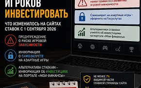 Букмекеров обязали звать игроков инвестировать: что изменилось на сайтах ставок с 1 сентября 2026